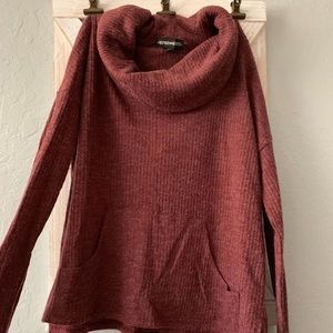 Scarf like shirt cute for the winter ❄️